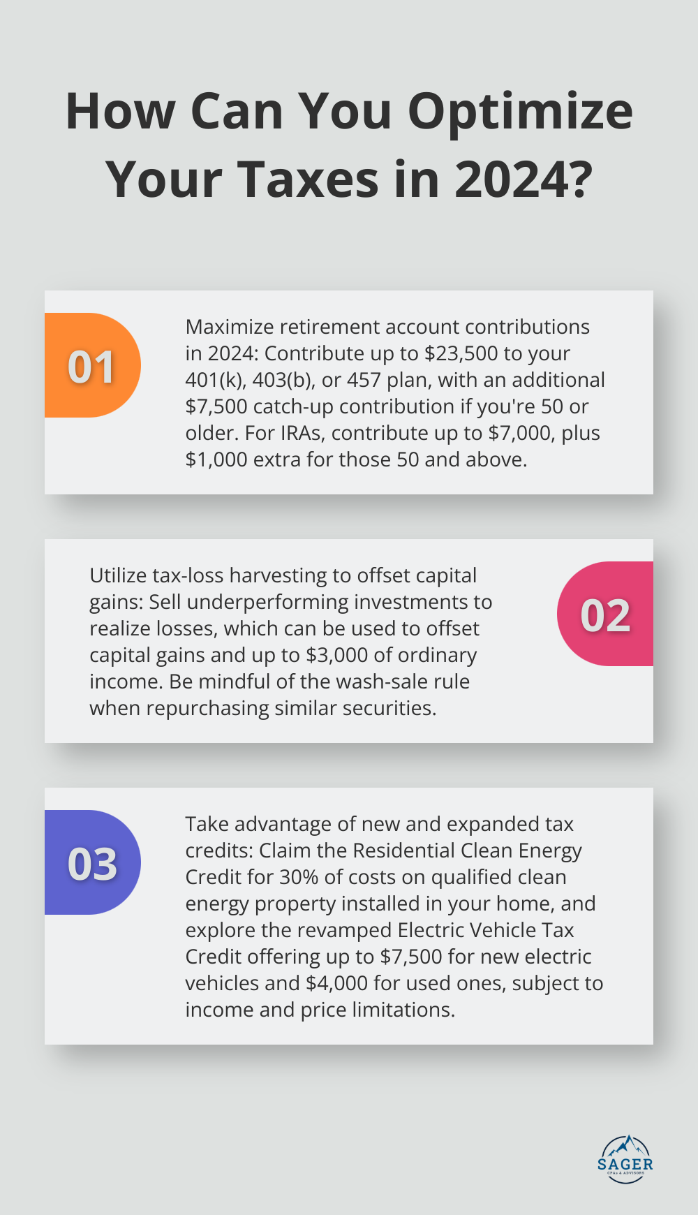 Infographic: How Can You Optimize Your Taxes in 2024? - tax planning 2024