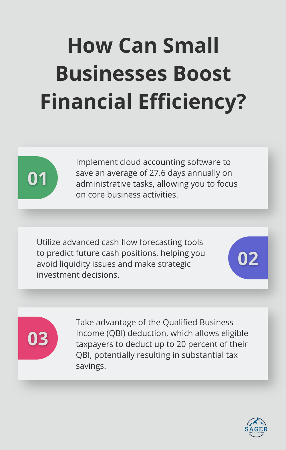 Infographic: How Can Small Businesses Boost Financial Efficiency? - cpa small business services