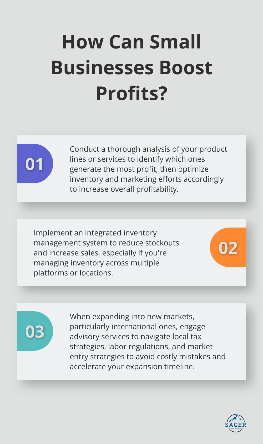 Infographic: How Can Small Businesses Boost Profits? - what are business advisory services