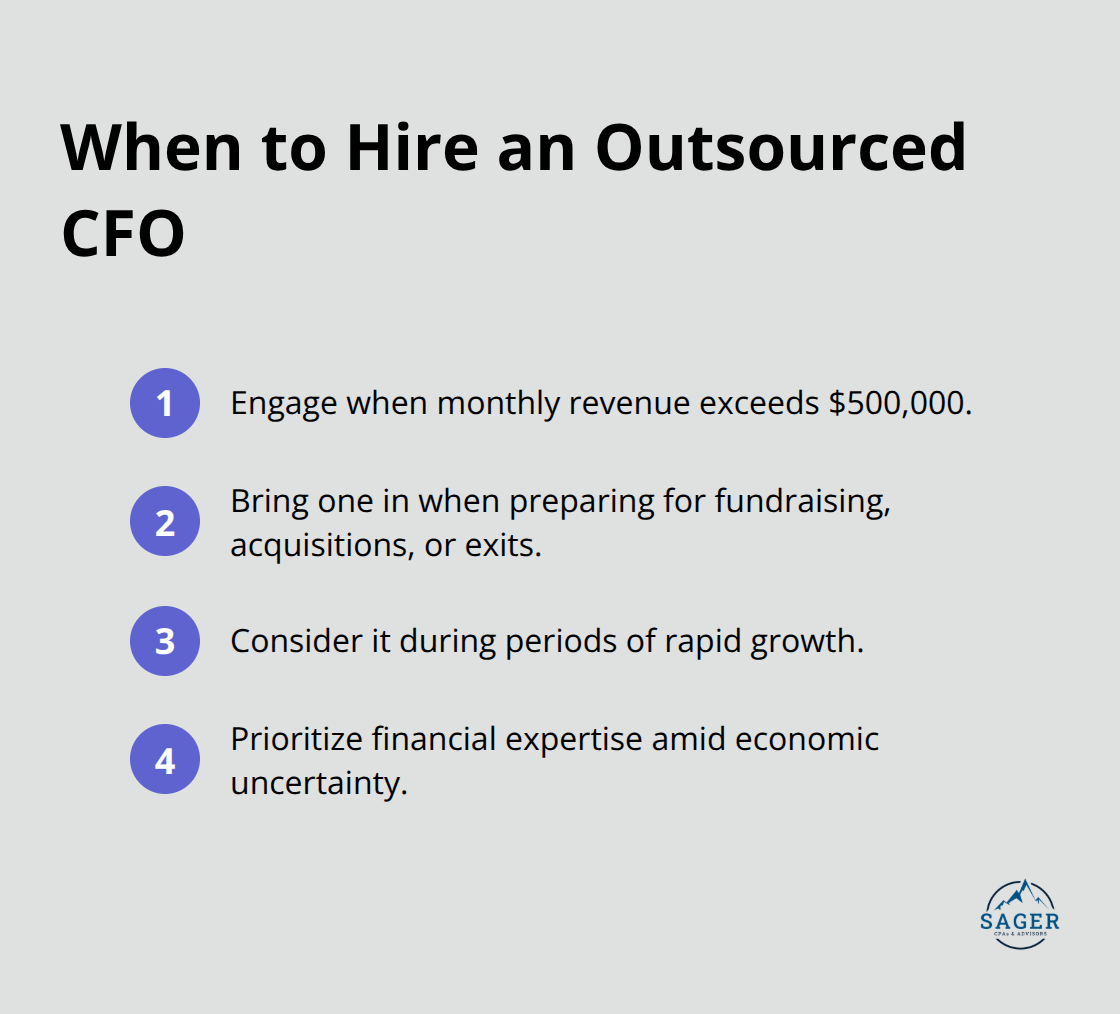 Four triggers that signal it’s time to hire an outsourced CFO for a U.S. business. - benefits of outsourced cfo services