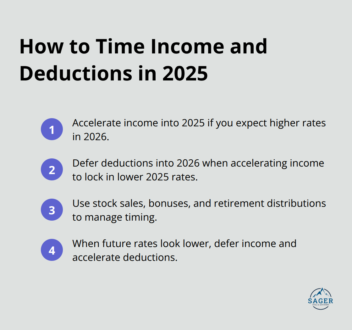Quick steps to optimize taxes around the TCJA sunset