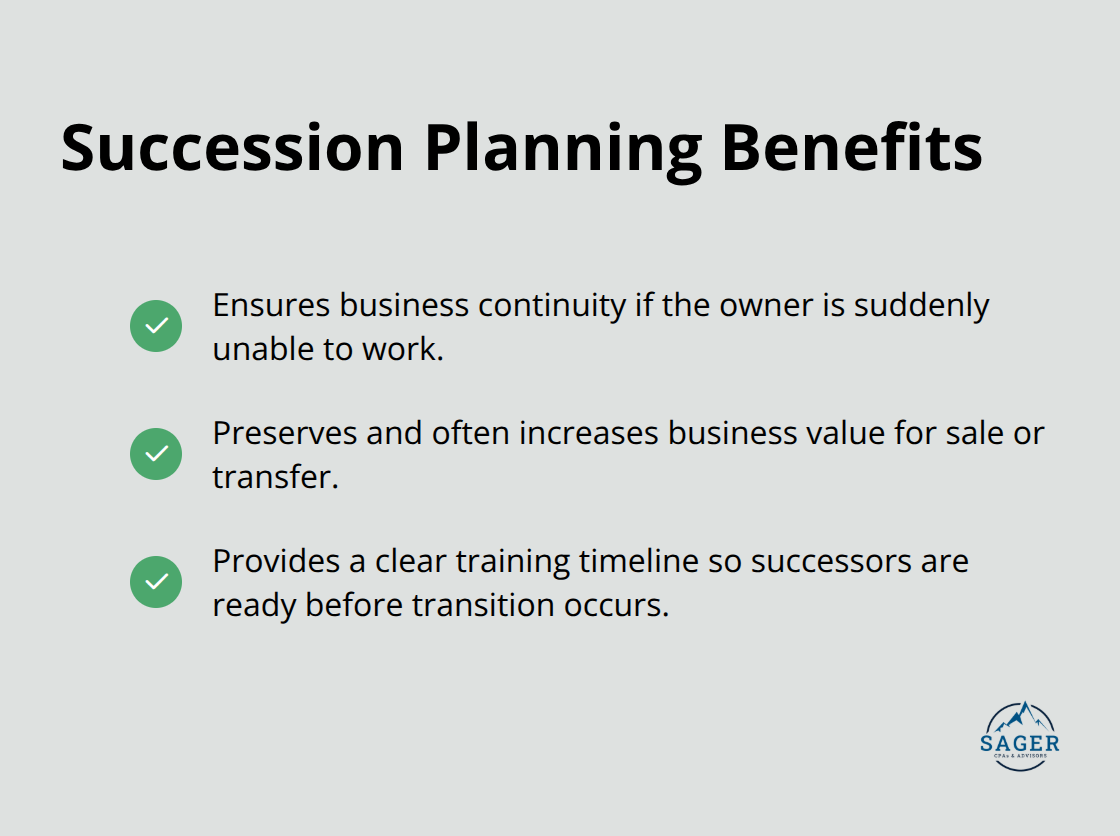 Key benefits of having a succession plan - financial planning for business owners