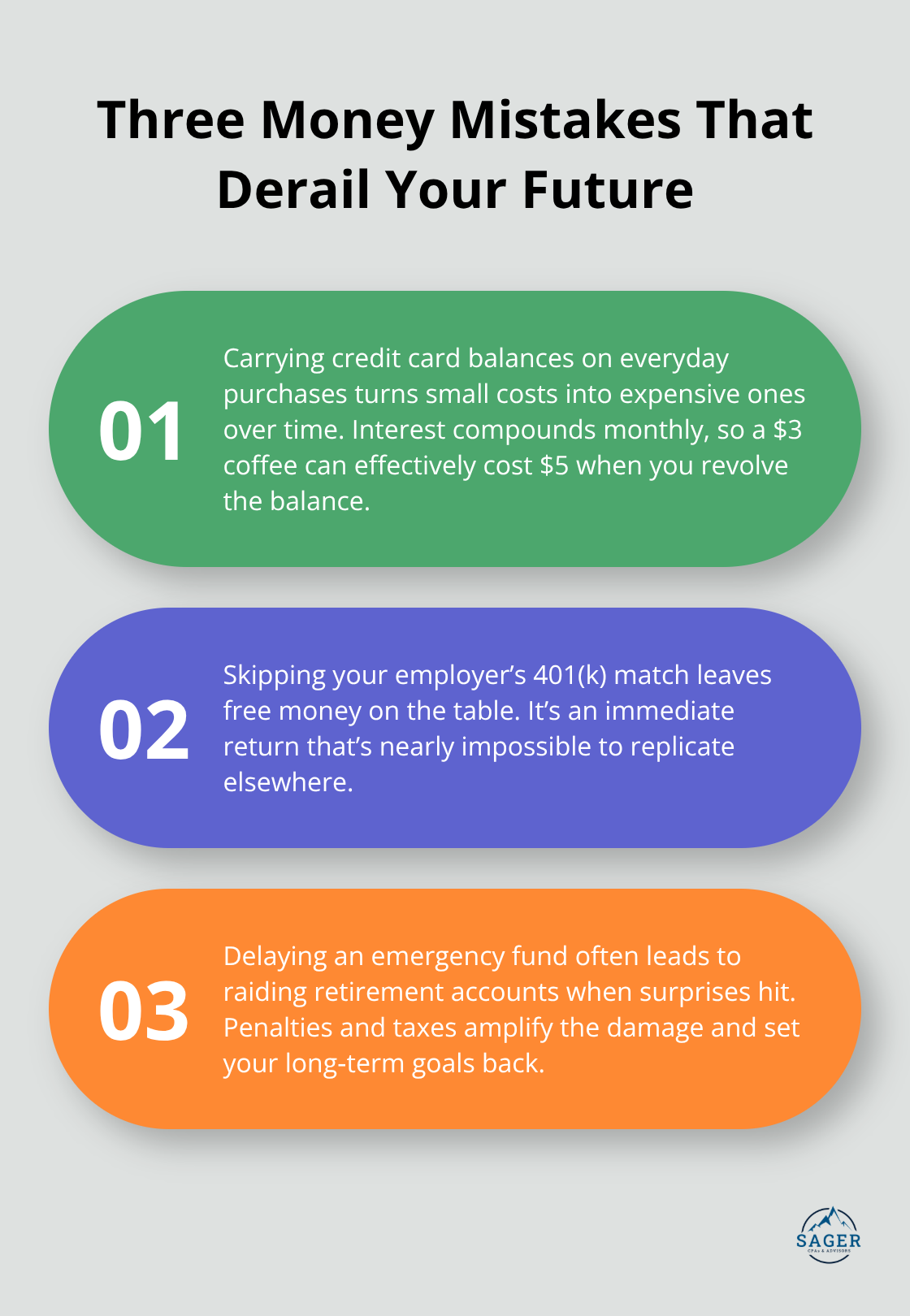 Three common money mistakes young adults make - financial planning for young adults