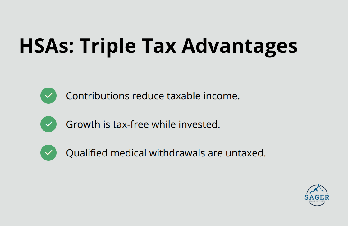 Three key HSA tax advantages at a glance - tax advantaged investment strategies