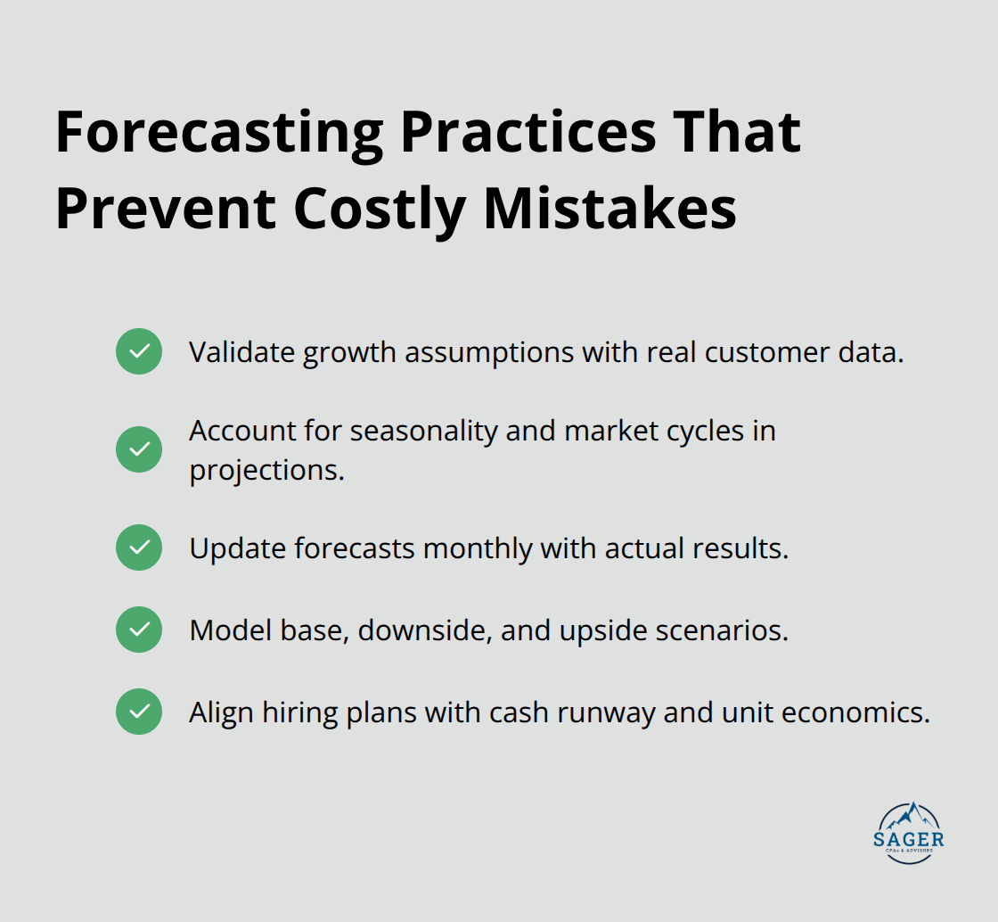 Checklist of five forecasting practices to improve decisions and avoid common pitfalls
